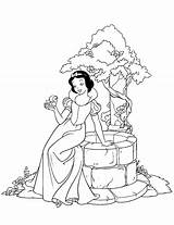 Snow Coloring Malvorlage Schneewittchen Zwerge Prinzessin Malvorlagen Legais Kinderbilder Neige Pozo Colorkid Disegni sketch template