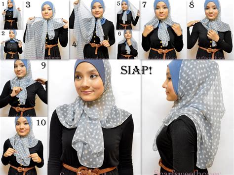 how to wear hijab hijab styles tutorial step by step