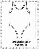 Coloring Pages Suit Swimming Swim Summer Kids Color Preschool Swimsuit Beach Printable Onlycoloringpages Sheets Clipart Girl Safety Craft Board School sketch template