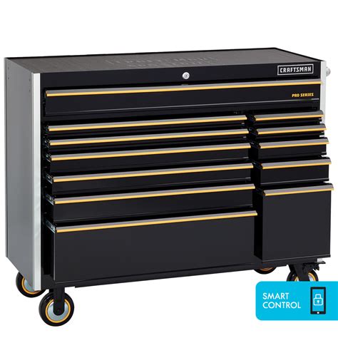 craftsman  wide  drawer rolling cart black