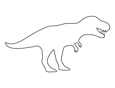 dinosaur outline dinosaur template dinosaur pattern dinosaur stencil