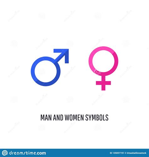 vector male and female icon set stock vector illustration of