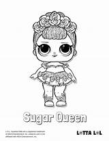 Lol Coloring Queen Sugar Pages Doll Bee Dolls Lotta Splash Surprise Printable Color Print Sheets Search Cartoon Again Bar Case sketch template