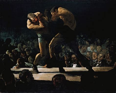 hell   kiss  boxers  george bellows