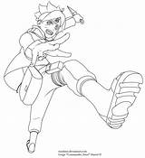 Boruto Uzumaki Ninja Lineart Line Road Bat Drawing Baseball Man Deviantart Angle Cartoon Hand Pngwing sketch template