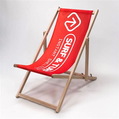 premium quality personalised deck chair fully printed   design