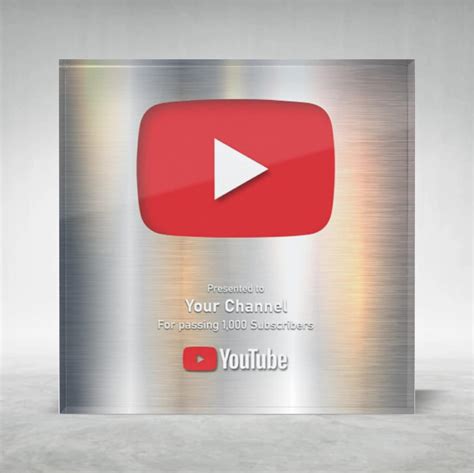 amazoncom custom youtube play button award customizable personalized