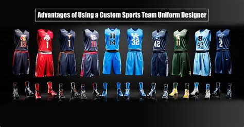 advantages    custom sports team uniform designer mad dog promotions