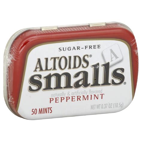 altoids smalls mints sugar  peppermint  mints  oz
