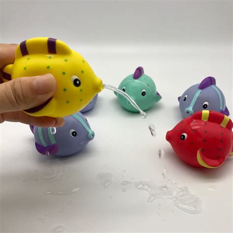 sea animal spray water bath toys soft pvc baby care toy kids bath tub