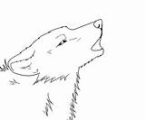 Howling Lineart Gimp sketch template
