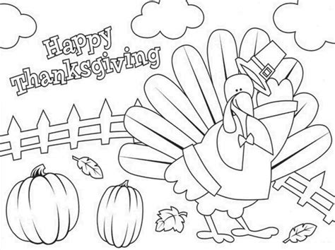 happy thanksgiving coloring pages cb