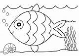 Coloring Pages Fish Preschool sketch template