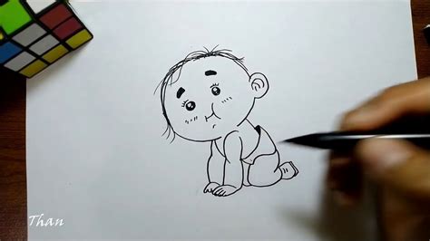 draw baby cute easy youtube
