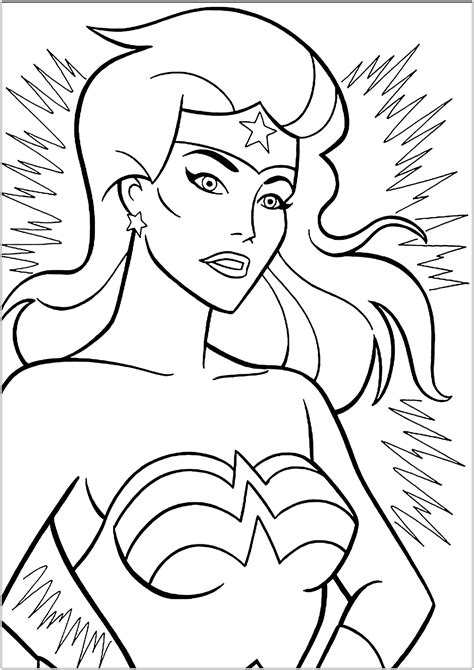 printable coloring pages  woman printable templates