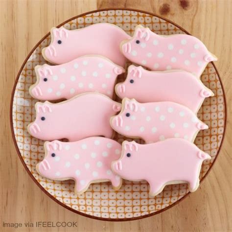 pig cookies   pig cookies animal cookies cute cookies