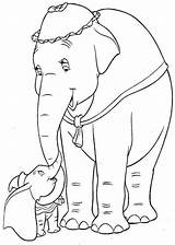 Dumbo Colorear sketch template