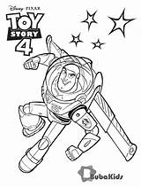 Buzz Coloring Lightyear Pages sketch template