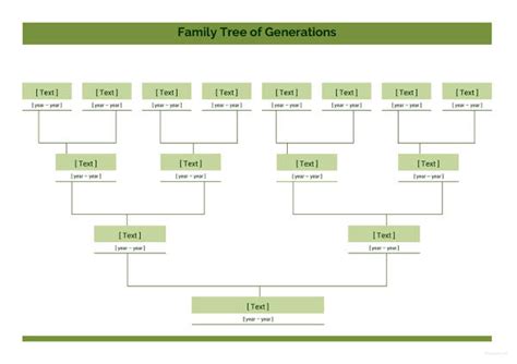 simple family tree template   word excel  format