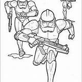 Star Coloring Wars Pages Droid Clone Battle Emperor Soldiers Droids Getcolorings Color Soldier Hellokids Getdrawings Printable sketch template