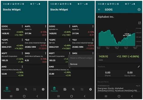 stock market apps  android  ios