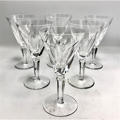 Vintage Waterford Sheila Pattern Crystal White Wine