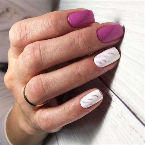 pink  white nails trends  spring  summer  winter nail