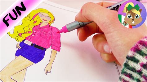 Dibujos De Ninos Juegos Para Pintar De Barbie