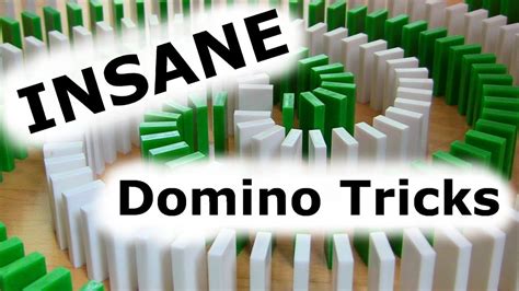 dominoes falling  insane domino tricks youtube