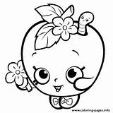 Coloring Pages Girls Shopkins Printable Cute Girly Print Girl Kids Apple Colouring Shopkin Teen Color Smile Sheets Info Season Cartoon sketch template