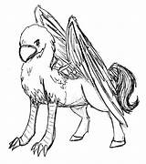 Buckbeak Hippogriff Coloring Img00 sketch template