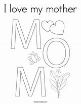 Coloring Mother Mothers Happy Printable Noodle Built California Usa Twistynoodle sketch template