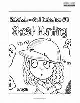 Coloring Detective Girl Rebekah sketch template