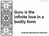 Sri Shankar Ravi Infinite Gurudev Bodily Guru Inspirational Quote sketch template