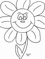 Coloring Pages Daisy Printable Drawing Kids Kindergarten Worksheets Face Flowers Sheets Flower Print Pre Happy Spring Gif Preschoolers Summer Colouring sketch template