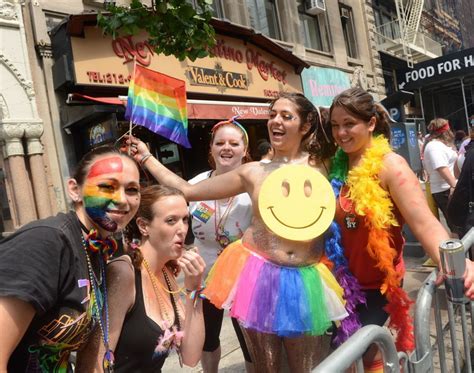 new york city gay pride parade 2013 revelers march to show their pride new york daily news