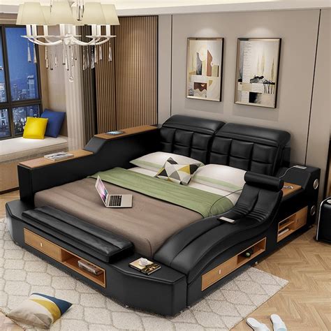 Master Bedroom Multifunctional Tatami Bed Modern
