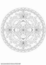 Mandala Autumn Coloring Pages Followers sketch template