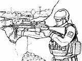Coloring Sniper Pages Military Army Gun Soldier Color Printable Drawing Spot Print Drawings Standing Snipers His Nerf Kids Colouring Sheets sketch template