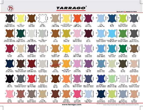 quick color chart tarrago