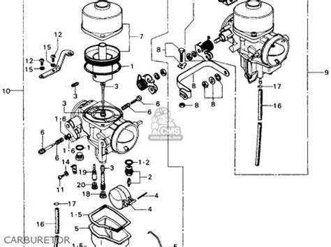 vtx  carburetor diagram