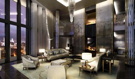 stunning penthouse living room designs   admire