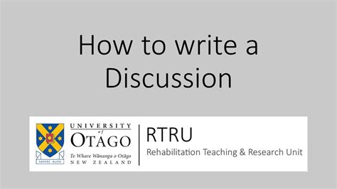 writing  discussion   research paper  thesis youtube