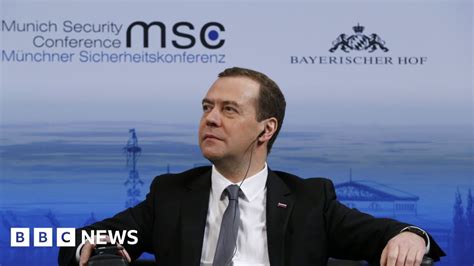 Russian Pm Medvedev Says New Cold War Is On Bbc News