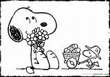 Snoopy Coloring Woodstock Getcolorings Peanuts Insertion Valentines sketch template