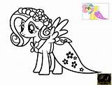 Fluttershy Pony Mewarnai Bayi Untuk Equestria Getcolorings Coloringhome sketch template