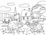 Pages Ausmalbilder Bauernhof Animais Fazenda Malvorlagen Cavalo Duck sketch template