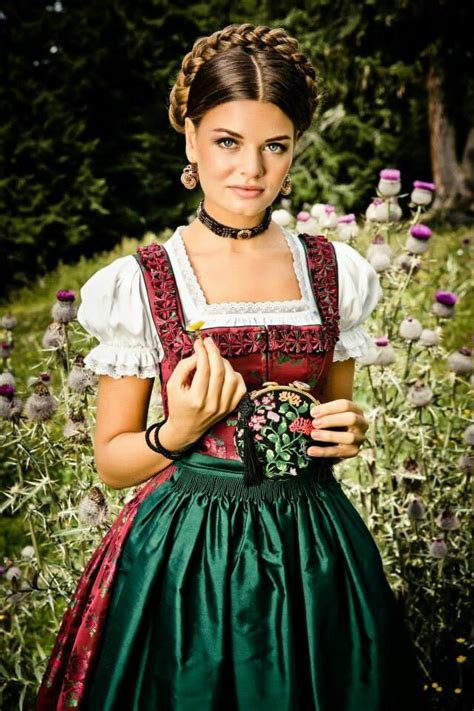 Dirndl Traditional Dress Germany Love This Look Especially With The