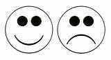 Face Happy Outline Sad Clipart Clipartmag Smily sketch template