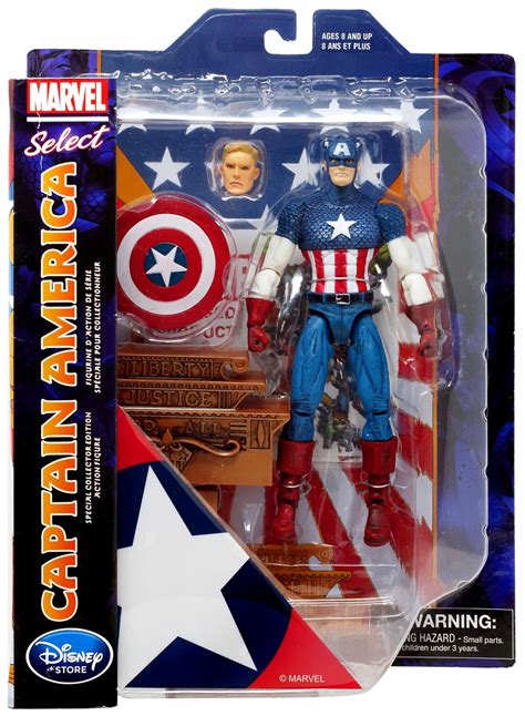 marvel select captain america exclusive action figure   ebay
